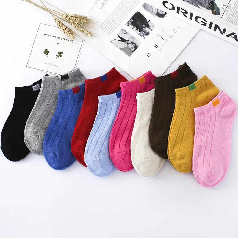 Women Short Socks Fashion Female Girls Ankle Boat Socks Invisible Sock Slippers Calcetines for Woman New Ankle Socks Women