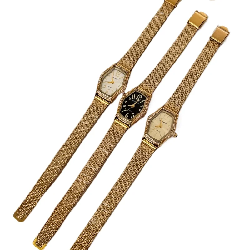 Classic Trend Ladies Watch Elegant Simple Retro 2025 Waterproof Quartz Watch Birthday Gift Student
