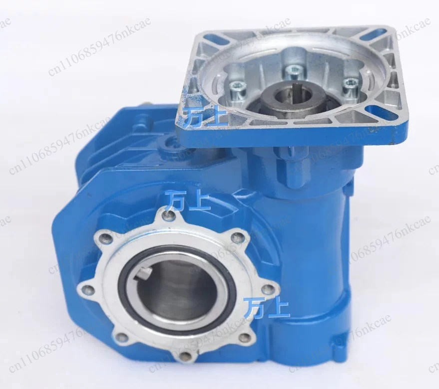 Worm gear precision gear reducer, output hollow shaft aperture 40mm, flange suitable for horsepower (0.735 kW) motor