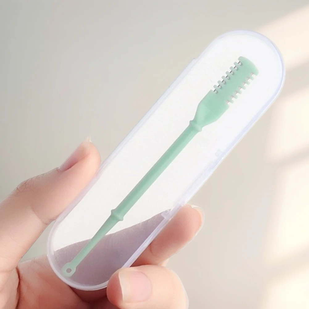 

4Pcs Nasal Hair Cutter Nose Hair Knife 360 Degree Rotating Nose Hair Remover 2-in-1 Double Sided Blade Hair Removal Accessory