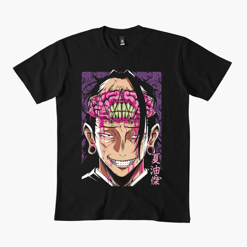 

0309 Geto Suguru Anime T shirt Jujutsu Kaisen Manga Men's print Graphic Tee Shirt 100% cotton Y2K clothes All size tops S-6XL