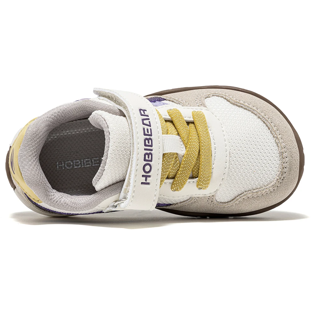 HOBIBEAR Wander-Sneaker für Kleinkinder mit breiter Zehenbox, Kunstleder-Mesh-Gehschuhe, Trekking-Outdoor-Laufschuhe mit Klettverschluss – Detail 8