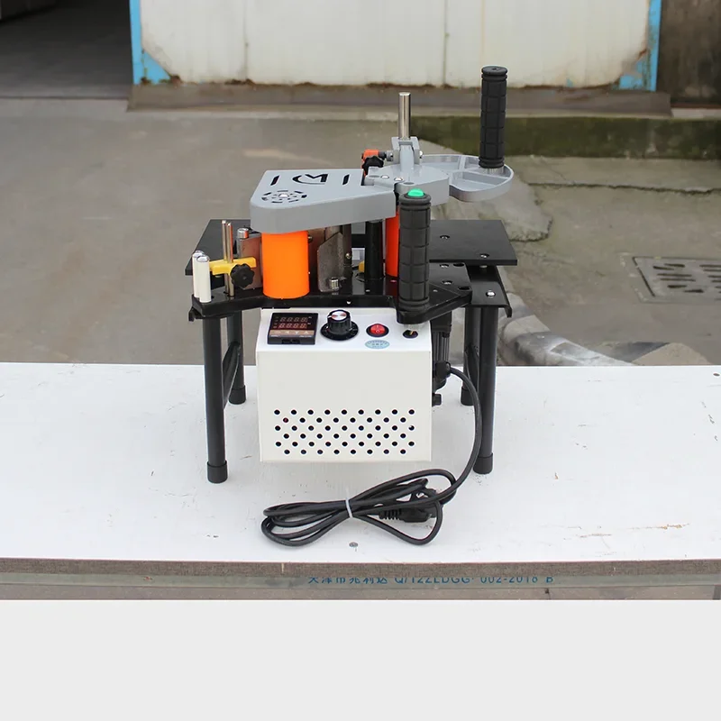 Edge Banding Machine Edgebander Bander Round Nanxing Pre Milling Pvc Portable Manual Wood Based Panels Machinery