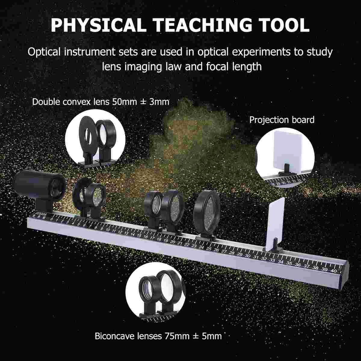 Ultechnovo Optics Classroom Kit con 9 laboratori completi e Set da banco ottico avanzato