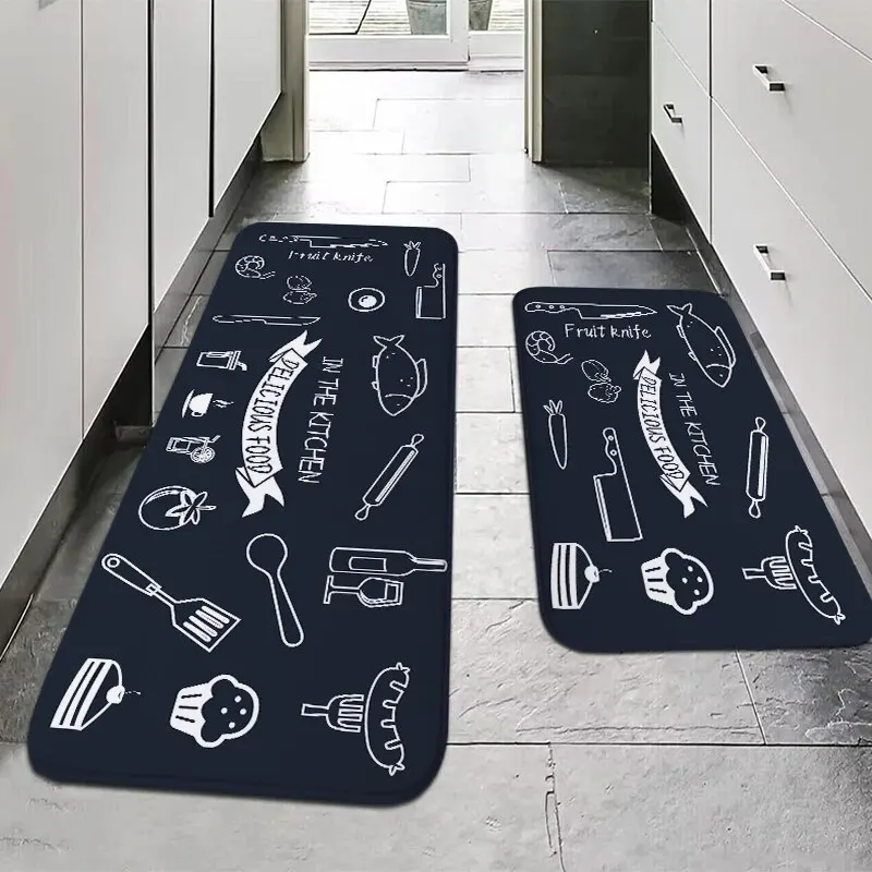 Multi-purpose Sponge Water Absorption Mat: Kitchen, Bathroom Bathroom Anti-skid, Moisture Absorption, Machine Washable Carpet