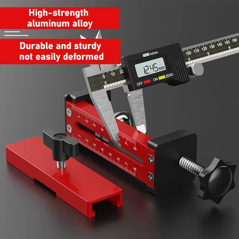 Multi functional cabinet door installation assistant, quick positioning 2-inch 10-75mm thickness drilling tool