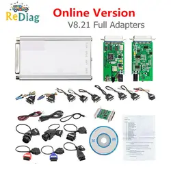 CARPROG V8.21 V13.77 Online Version Keygen V10.93 Car ECU Repair Tool Car Prog 8.21 Perfect Add Authorization 21 Adapters