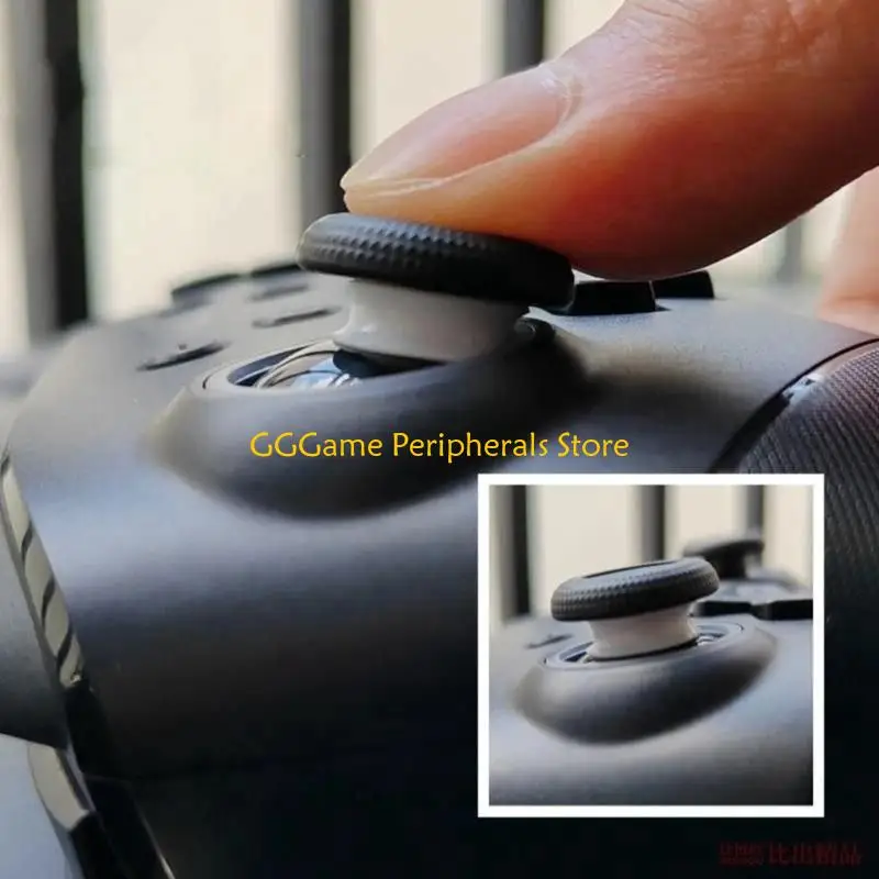 U55B 8pcs Silicone Grips Silicone Rings with 10mm Diameter for P5 Joysticks Control