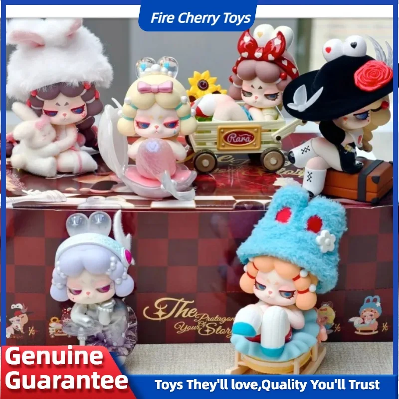 

Original Dodo Rara V2 The Protagonist Of Your Story Series Blind Box Cool Girl Dodo Rara Desktop Decoration Mystery Box Gifts