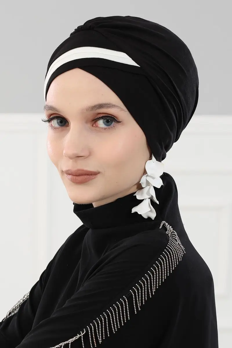 Doppel farbe gekämmte Knochen schwarz