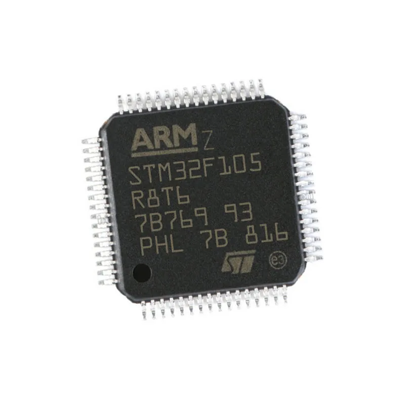 STM32F105 100% oryginalny STM32F105R8T6 STM32F105RBT6 STM32F105RCT6 LQFP-64 mikrokontrolery ARM Cortex MCU