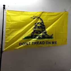 90x150cm Gadsden Flag - Liberty or Death Rattle Snake Banner Decor