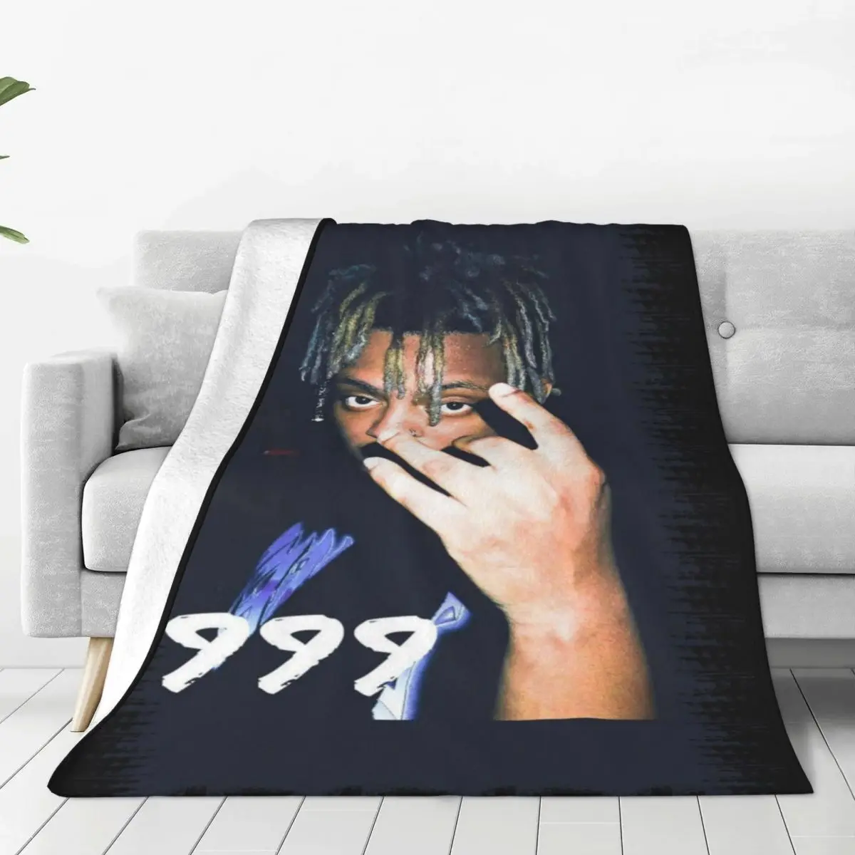 

Одеяла Juice Wrld 999 бархатные зимние, дышащие легкие тонкие пледы для музыкального альбома, покрывала для кровати, для путешествий