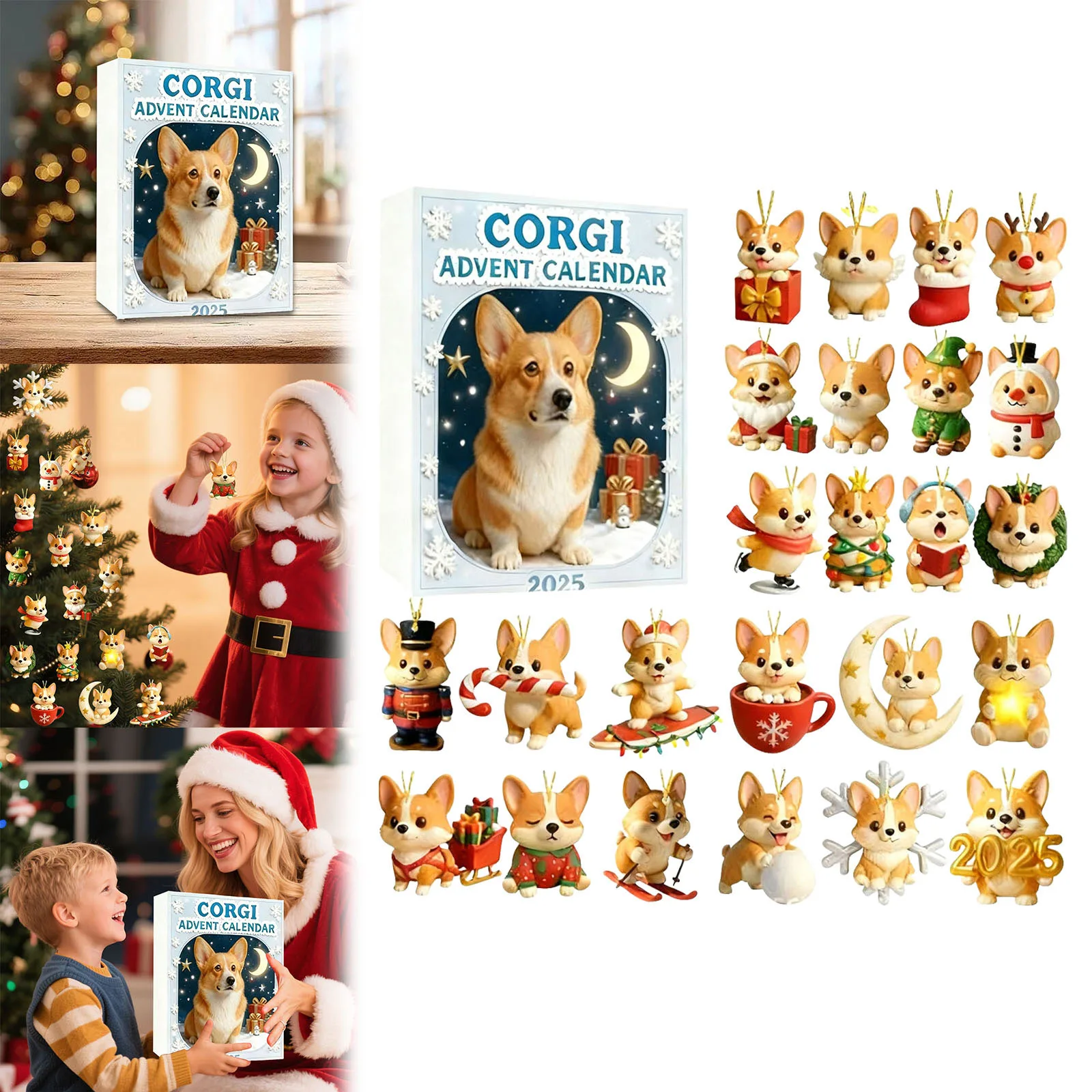 Minuterie de feu de circulation pour enfants, calendrier de l'avent, anatomie, pendentif de compte à rebours de noël contenant 24 dentifrice pour enfants avec minuterie