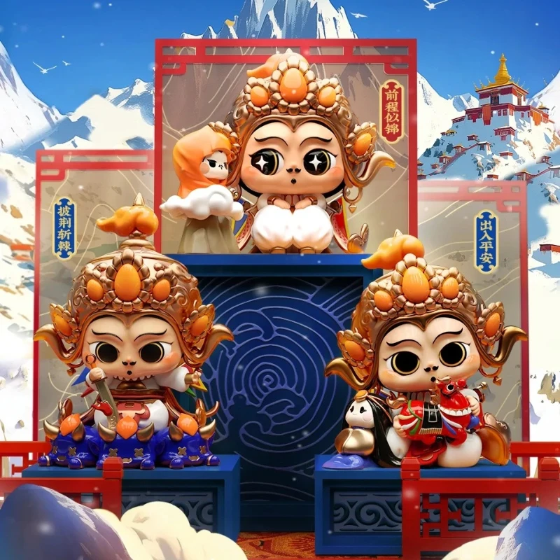 New Fufutietie King Gesar Tibetan Epic Character  Blind Box Room Decoration Trendy collection Pray Luck Mystery Birthday Gifts