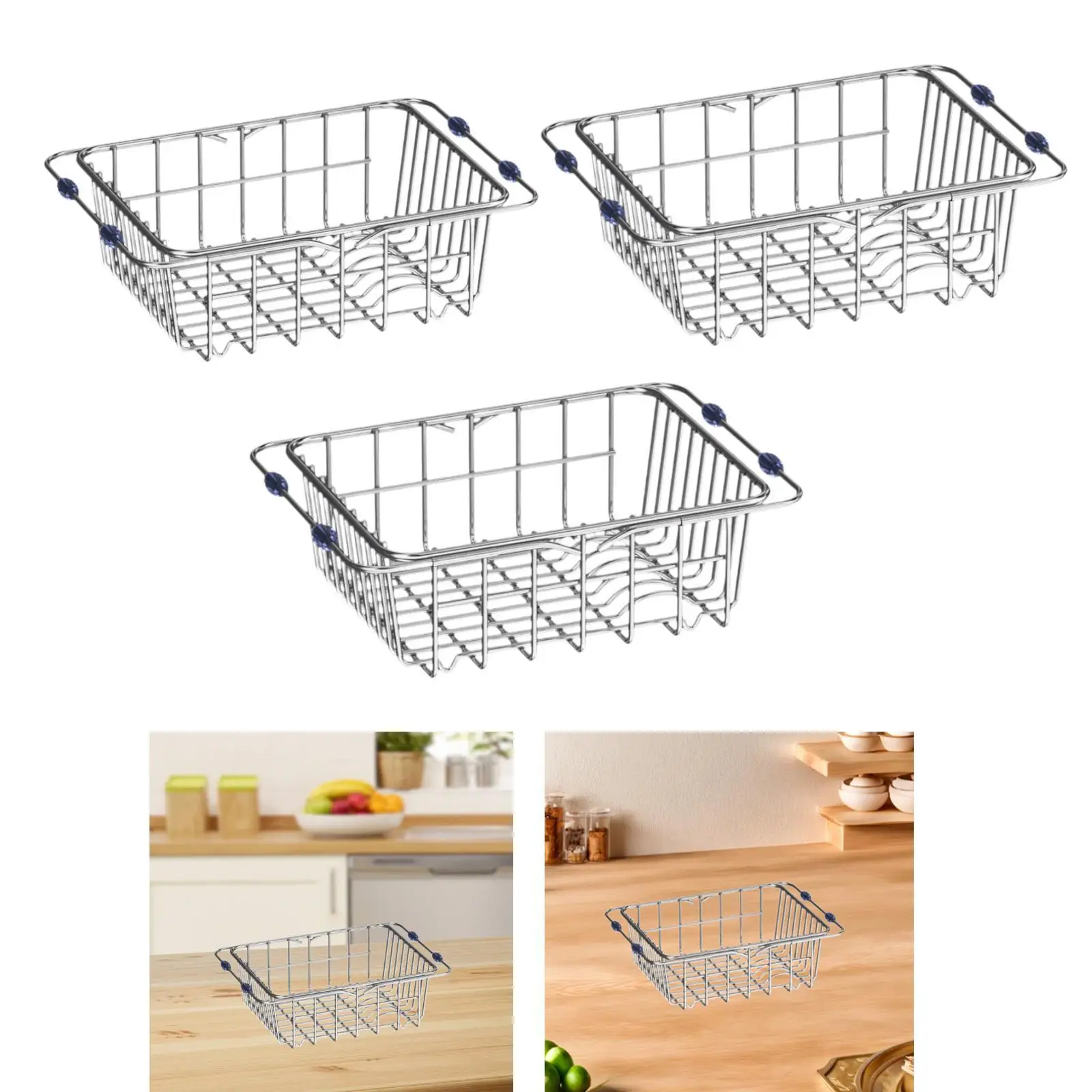 

Сушилка для посуды над раковиной Прочная сливная корзина для раковины для полотенец и овощей