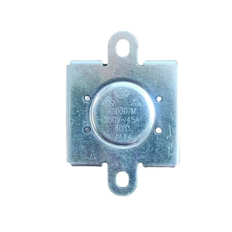 KSD307M parti del riscaldatore elettrico protezione da sovraccarico interruttore di controllo della temperatura 80 ℃ termostato ripristino manuale 250V 45A
