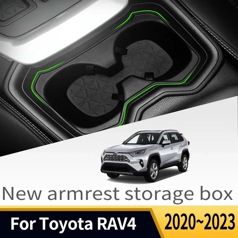 

Suitable For Toyota RAV4 XA50 Suzuki Across 2020~2023 Car Central Control Armrest Storage Box Multifunctional Auto Accessories