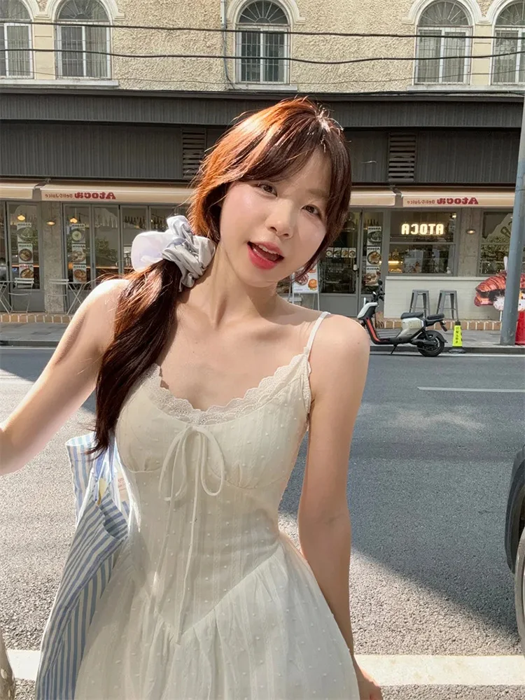 Robe de vacances plissée élégante pour femmes, Sexy, dos nu, sans manches, Slim, couleur unie, taille haute, Streetwear, robes de soirée
