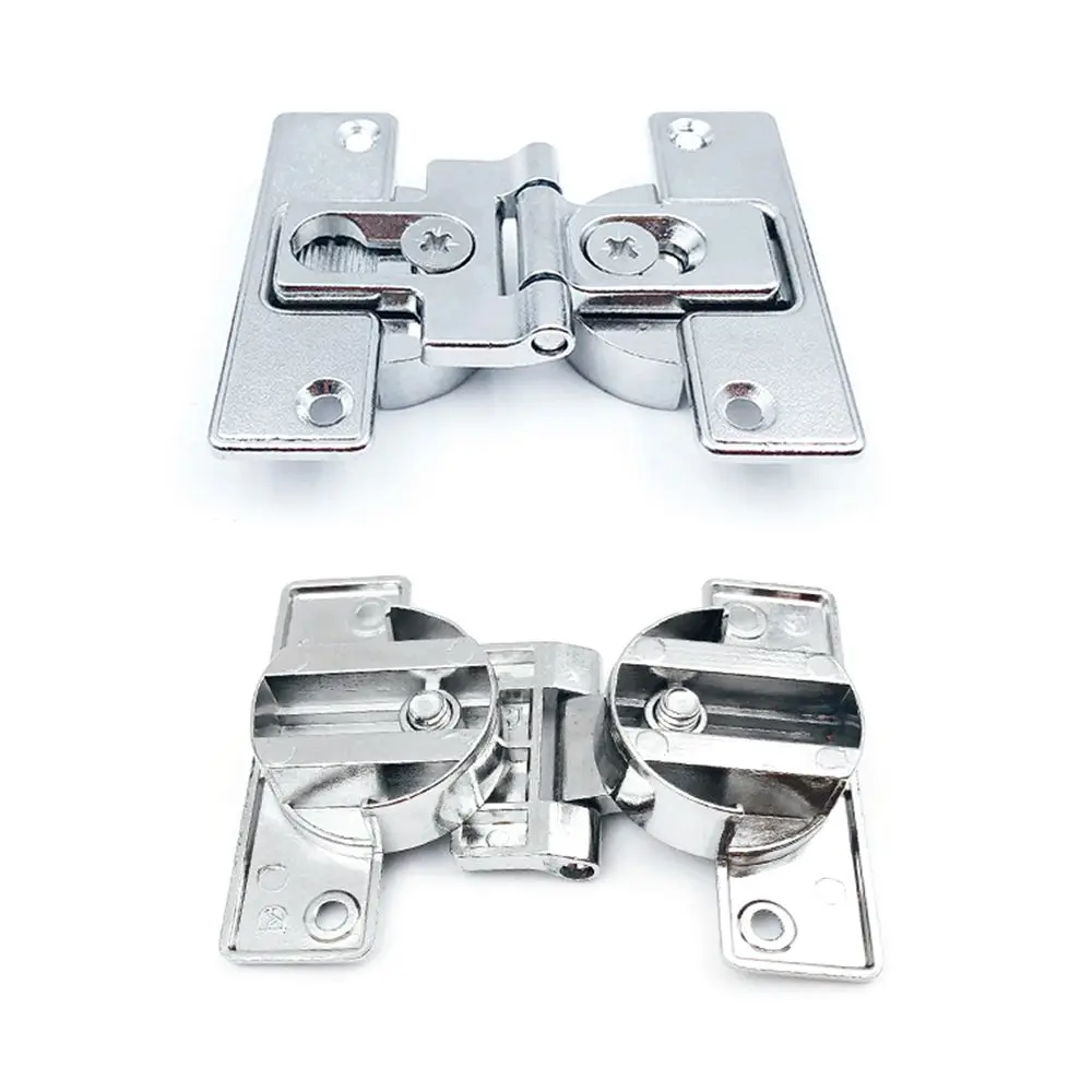 1Pcs 180 Degrees Folding Table Hinges Zinc Alloy Self-Supporting Folding Table Hinges Home Flap Tables Furniture Oval Hardware