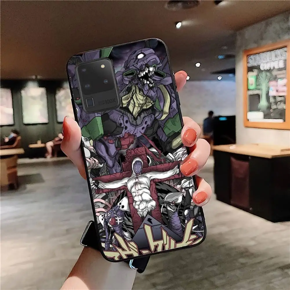 Casing Ponsel Anime Klasik E-evangelion untuk Samsung S 24 Fe 25 Ultra Plus 20 Lite 21 30 22 23 24 22 Ultra 5G Fundas
