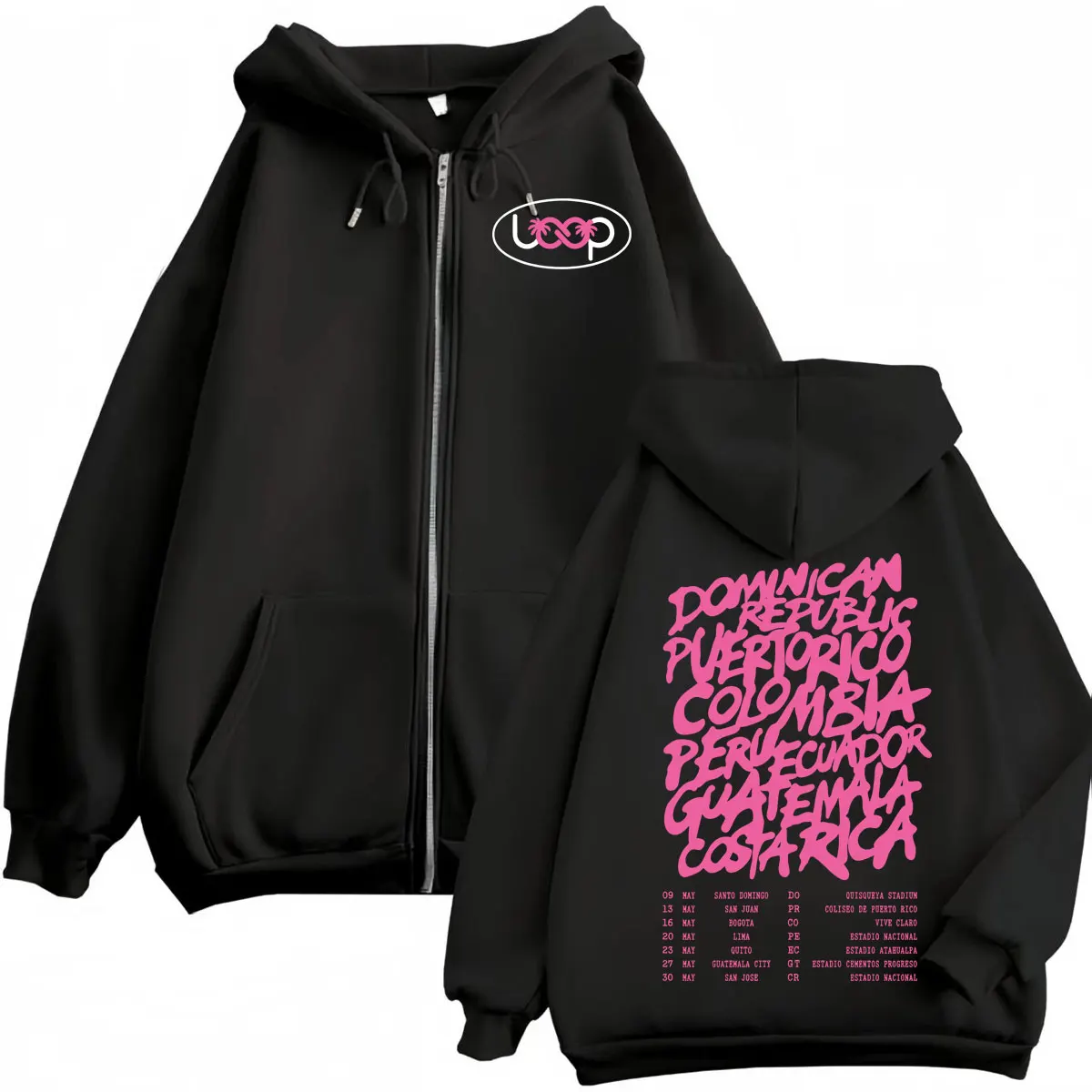 

Ed Sheeran Tour 2026 Merch Zipper Hoodies High Street Fashion Trend Zip Up Pullovers Men Women Casual Loose Hooded Sweatshirts