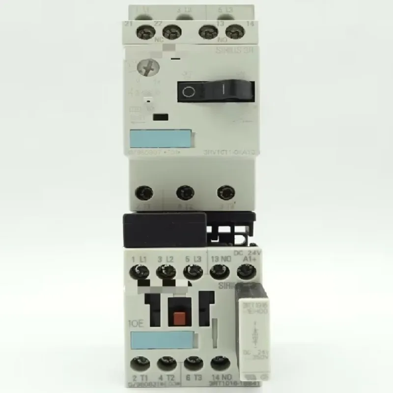 

Контактор 3RT1016-1BB41 4 кВт 24 В постоянного тока 1S Автоматический выключатель 3RV1011-0KA10 1,25 А