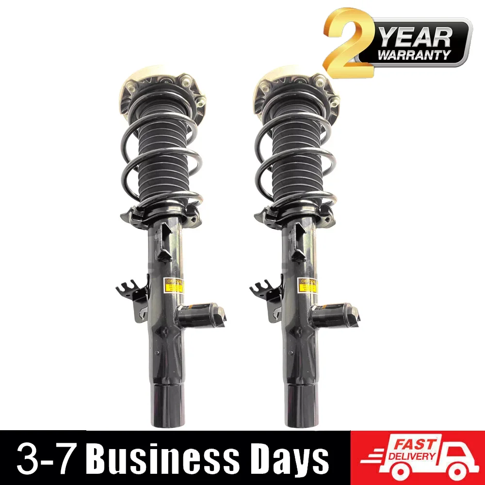 2×Front Shock Strut Assemblies EDC For BMW 3 4 Series F30 F31 F36 340i 428i 435i