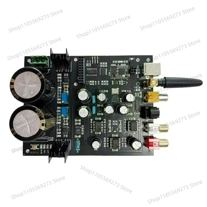 ES9039Q2M DAC Decoder Board Bluetooth USB Input HiFi Audiophile Audio Module with Power Supply
