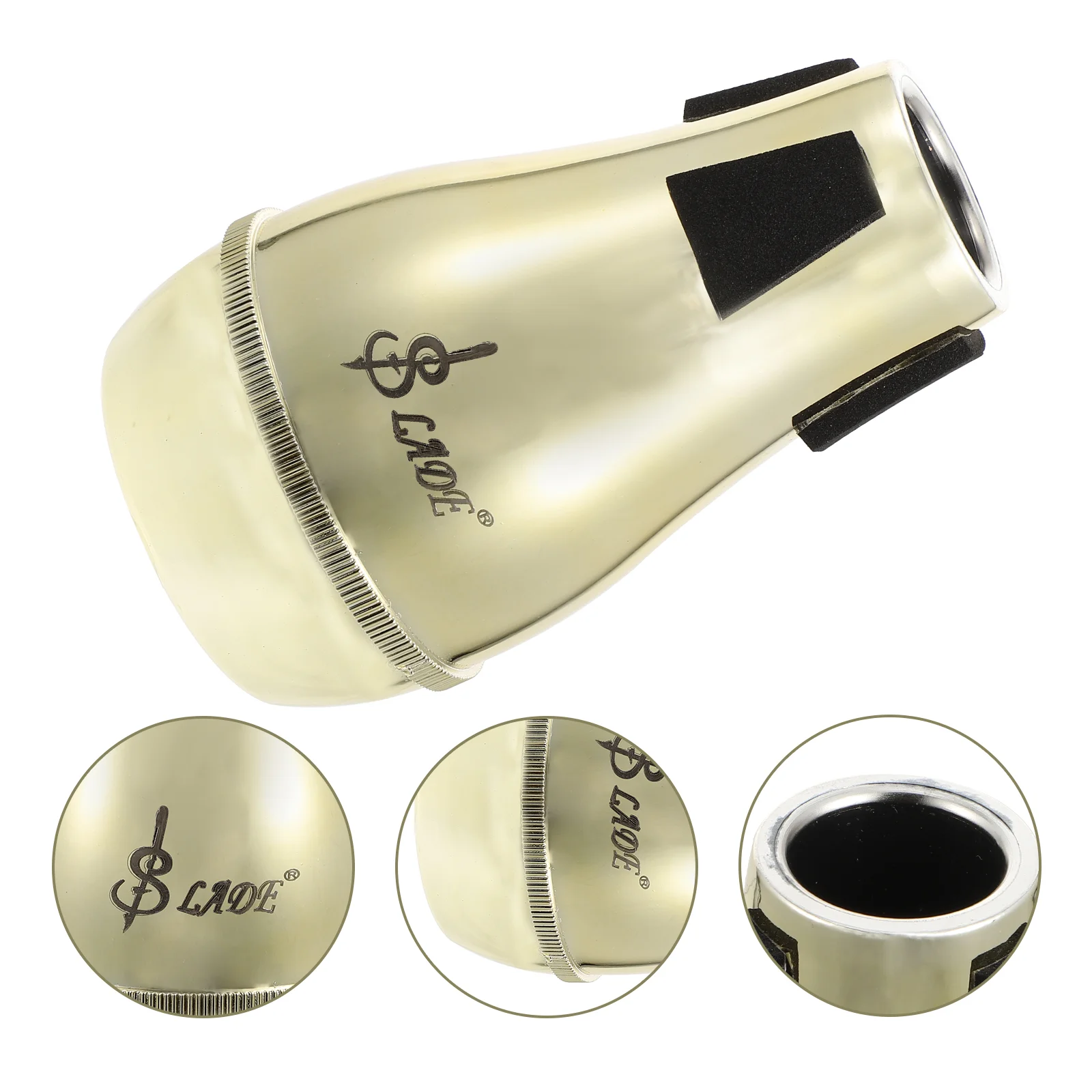 

Trombone Straight Mute Musical Instrument Supply Silencer Trumpet Golden Abs Sound