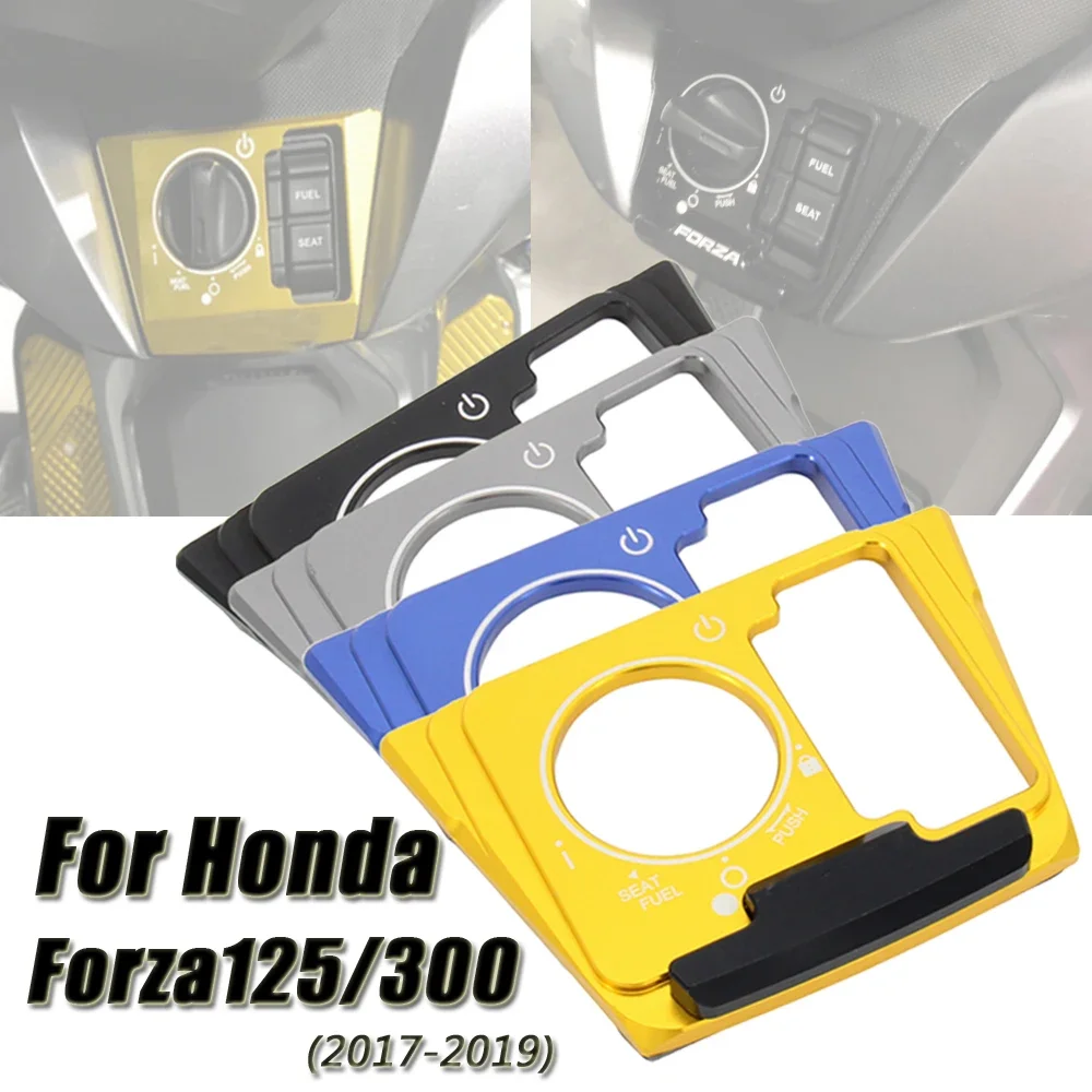 Suitable For Honda Forza 125 Forza 300 Modified CNC Lock Cover Electric Door Lock Cover Decorative Cover Motorcycle Accessories