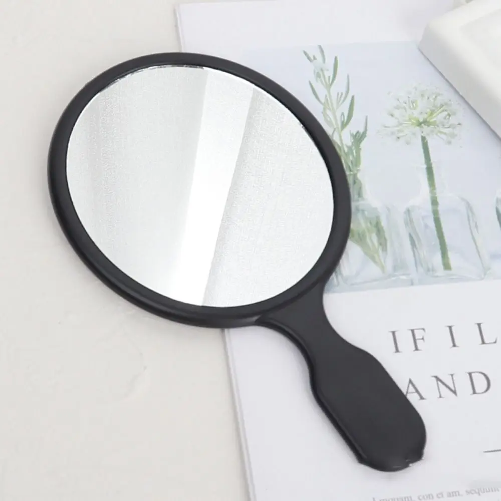 Portable Cute Oval-shaped Makeup Mirror High definition Exquisite European Handheld Mirror Small Beauty Mirror Woman