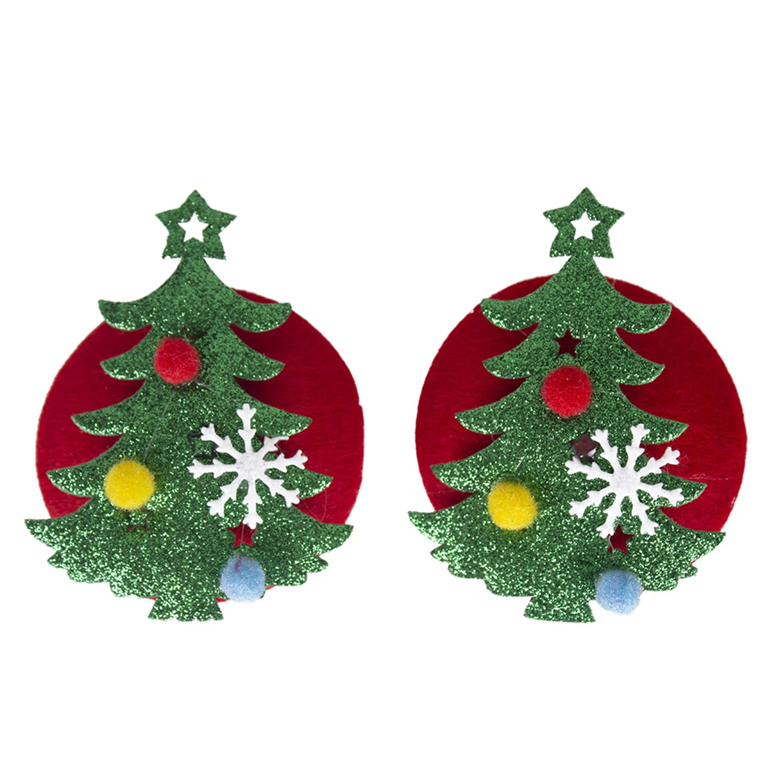 2Pcs Christmas Theme Breast Sticker Full of Christmas Vibe Suitable for Christmas Night Club