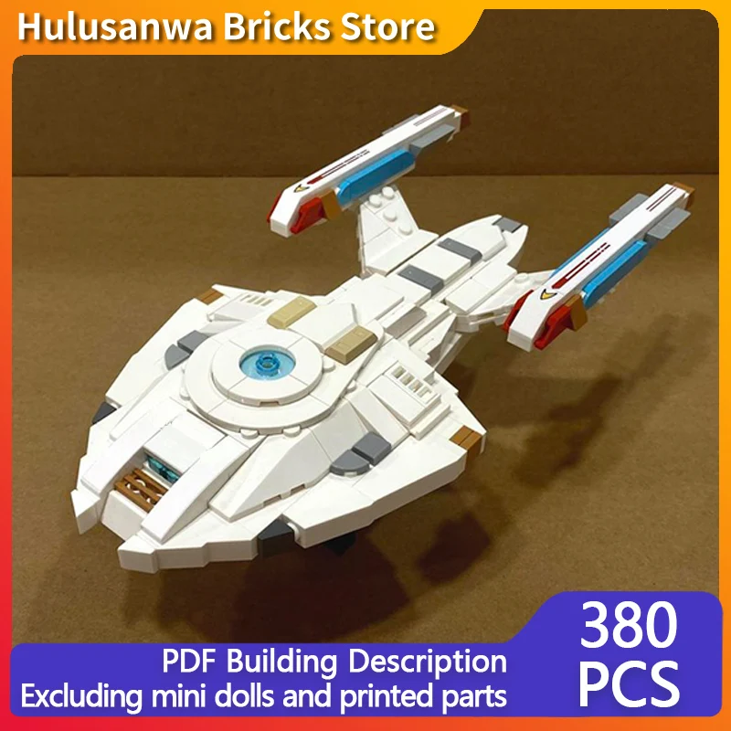 

Популярная модель фильма MOC, строительные кирпичи, исследование космического корабля, модульные технологии, подарки, праздник, сборка, детские игрушки, костюм