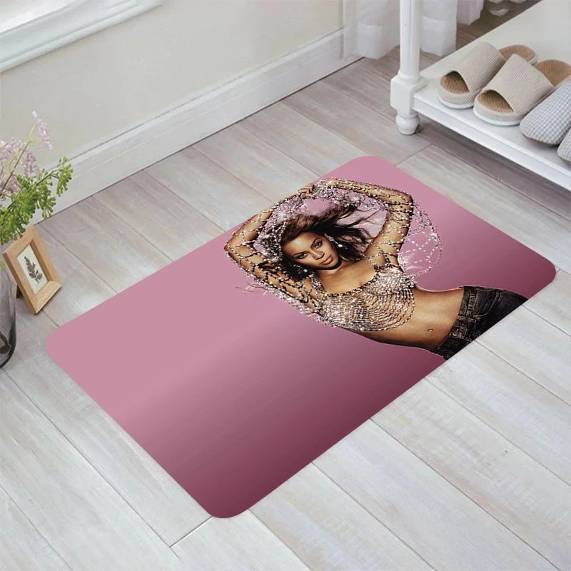 

Hot Singer Beyonce Renaissance Floor Mat Room Mats Rugs Balcony Kitchen Rug Carpet Entrance of House Carpets Home Foot Door Bath