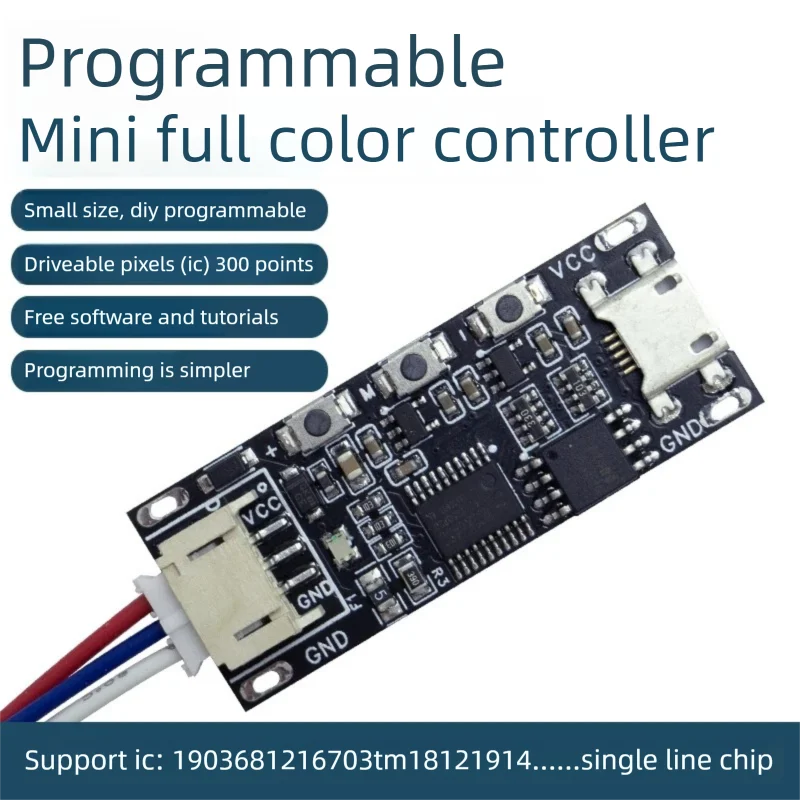 

5V12V Flowing Horse CM-X-PRO Full Color Controller ws2811sk6812 Programmable LED Colorful Light Strip