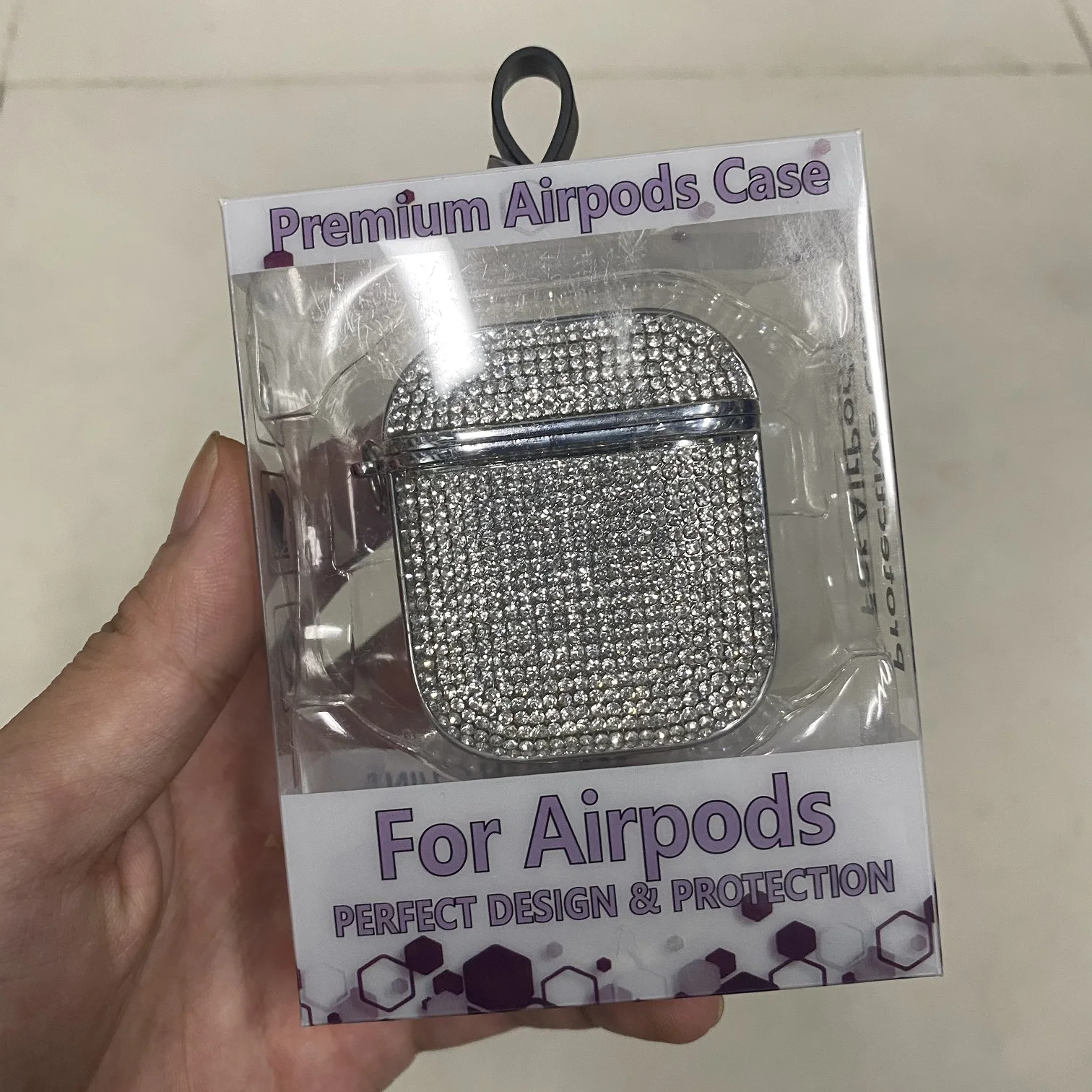 Deluxe Plated Sparkling Diamond Headphone Case for Apple AirPods Pro 3th 1 3 4th Gen Pro2 Keychain Shockproof Earphone Cover