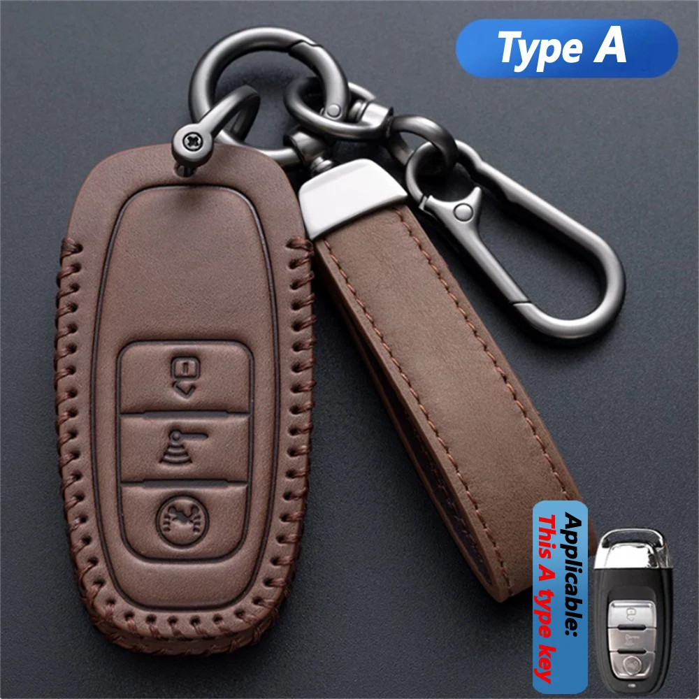 for VOGE Sfida SR2 ADV SR125S SR180S SR150S genuine leather keycase remote control keychain high-quality leather key cover 5