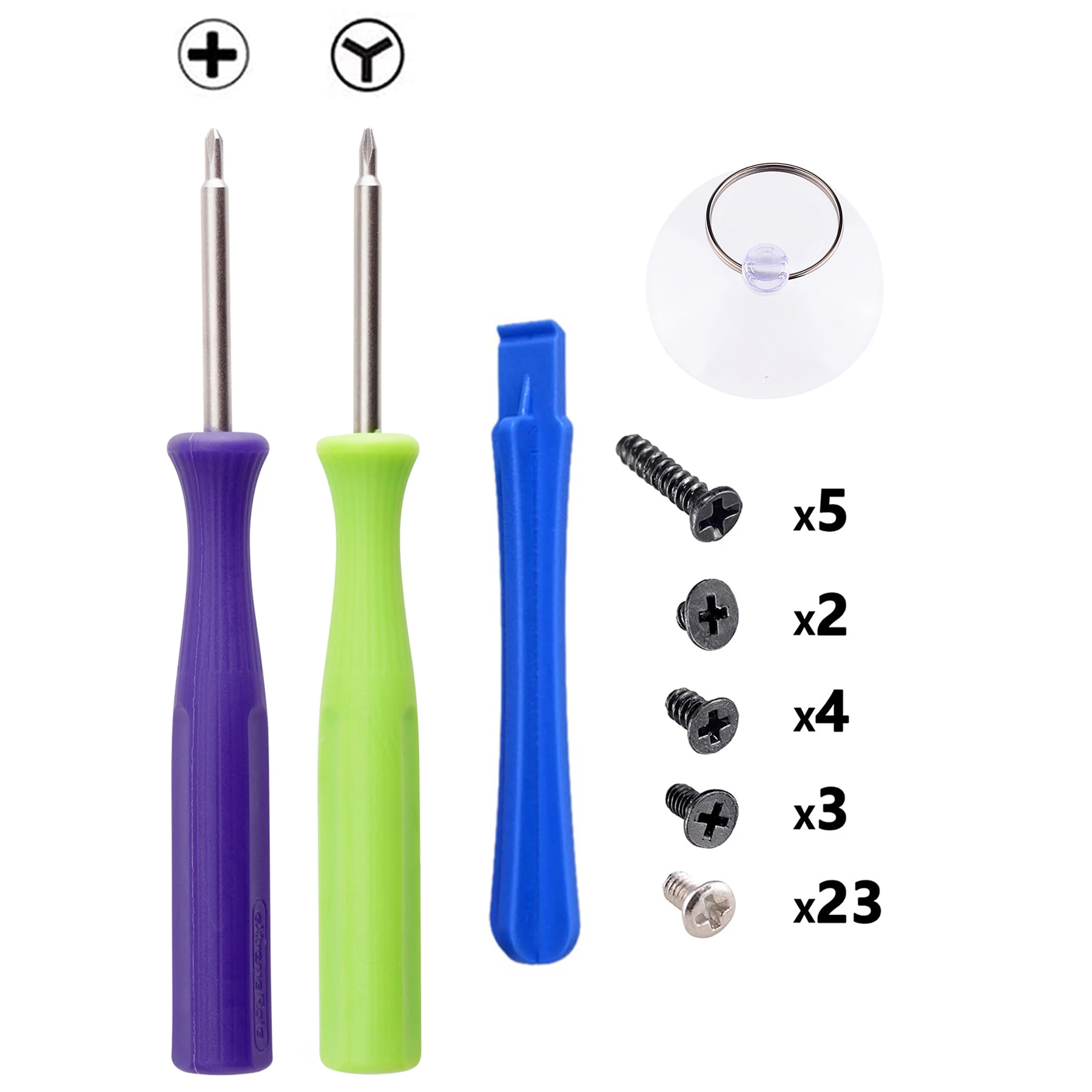 EXtremeRate Tự Làm Nhà Ở Vỏ Thay Thế Dán Mặt Lưng Khung Trước Với Thể Tích Lên Xuống Nút Nguồn Cho NS Công Tắc Tay Cầm