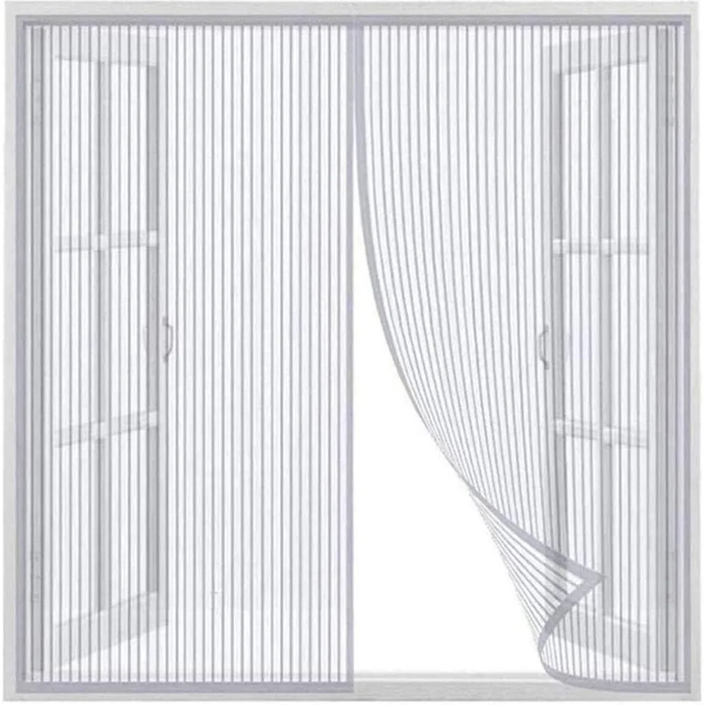 

Magnetic Mosquito Net Window Door 120x150cm, Window Mosquito Net Curtain, Self Adhesive Breathable, Magnetic Mesh