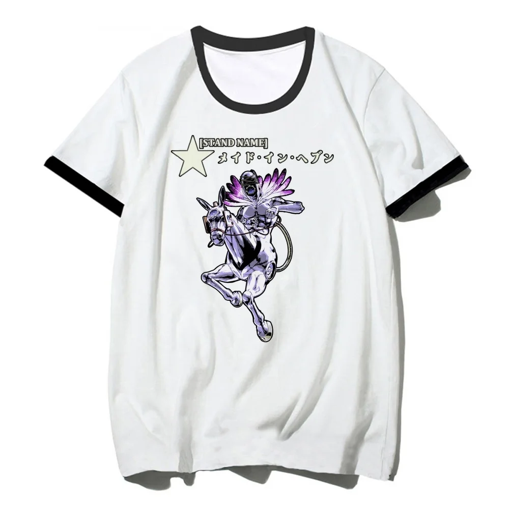 Jojo’s Bizarre Adventure t shirt femme alternative  anime harajuku funny japanese top tees gyaru clearance sales 2000s kawaii