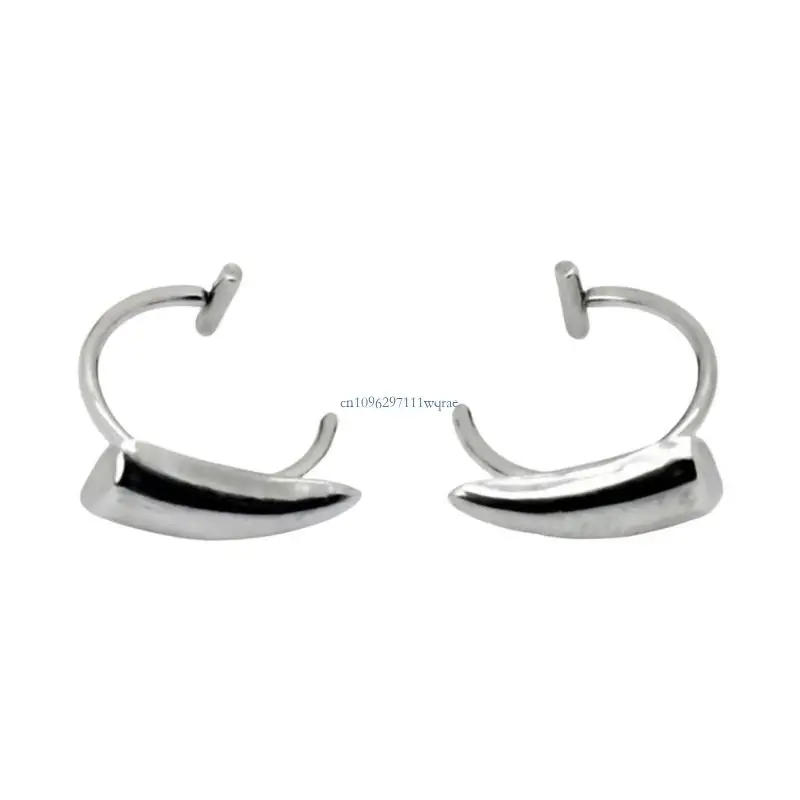 Unique Design Fang Lip Cuffs No Piercing Rings Acecssory For Music Festivals