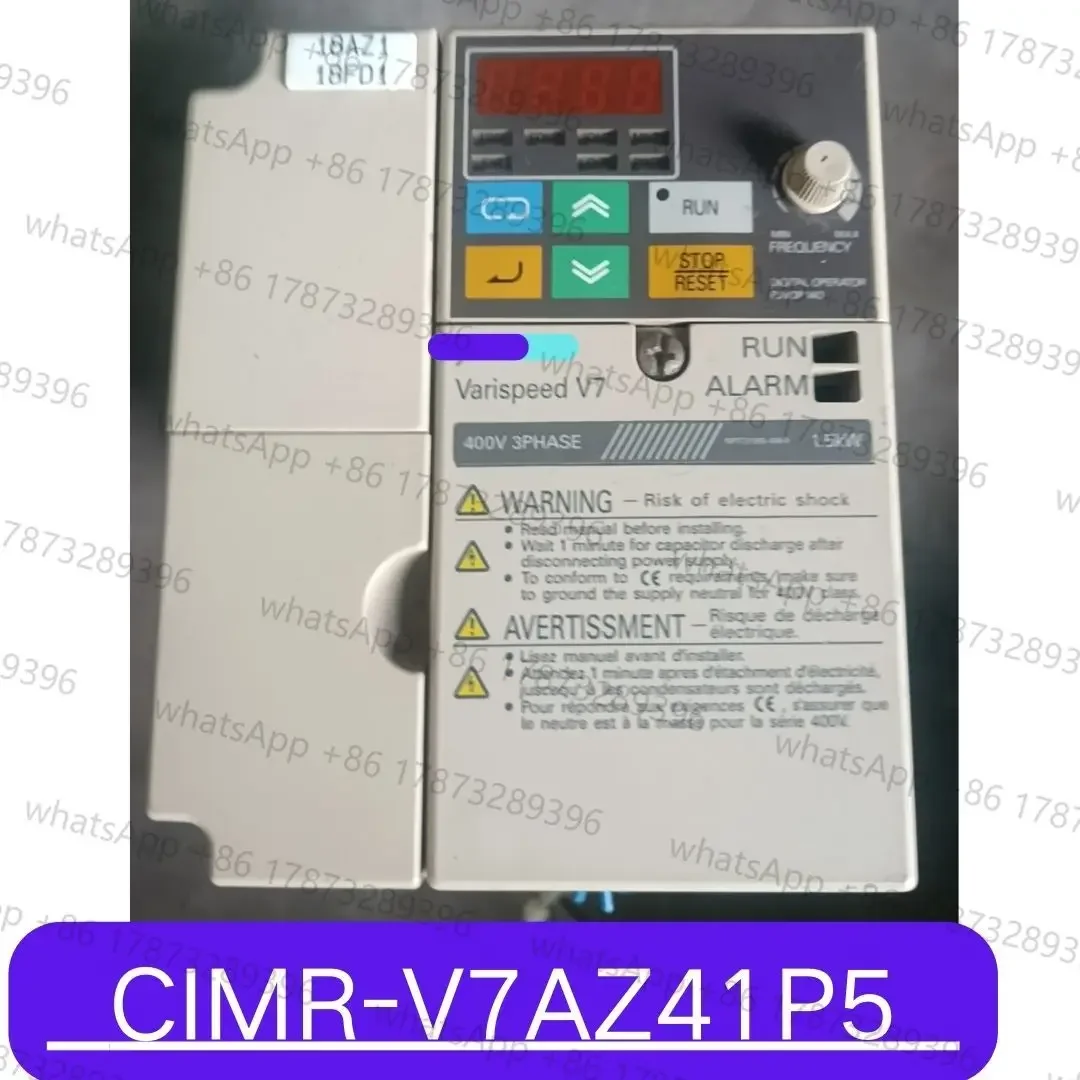 

Б/у инвертор CIMR-V7AZ41P5 1,5 кгт, тест ОК, быстрая доставка