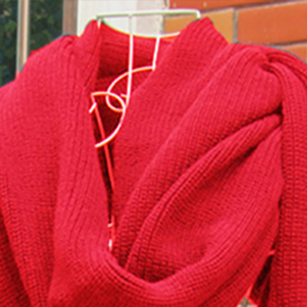

Long Knit Scarf Premium Material Warm Winter Shawl Sleeves Stylish Women Fashion Classic Photogenic Long Scarf