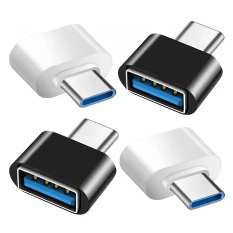 

1-5pcs Mini Type C to USB 2.0 Adapter USB-C Male OTG A Female Data Connector OTG Connector For Xiaomi Huawei Flash Drive Reader