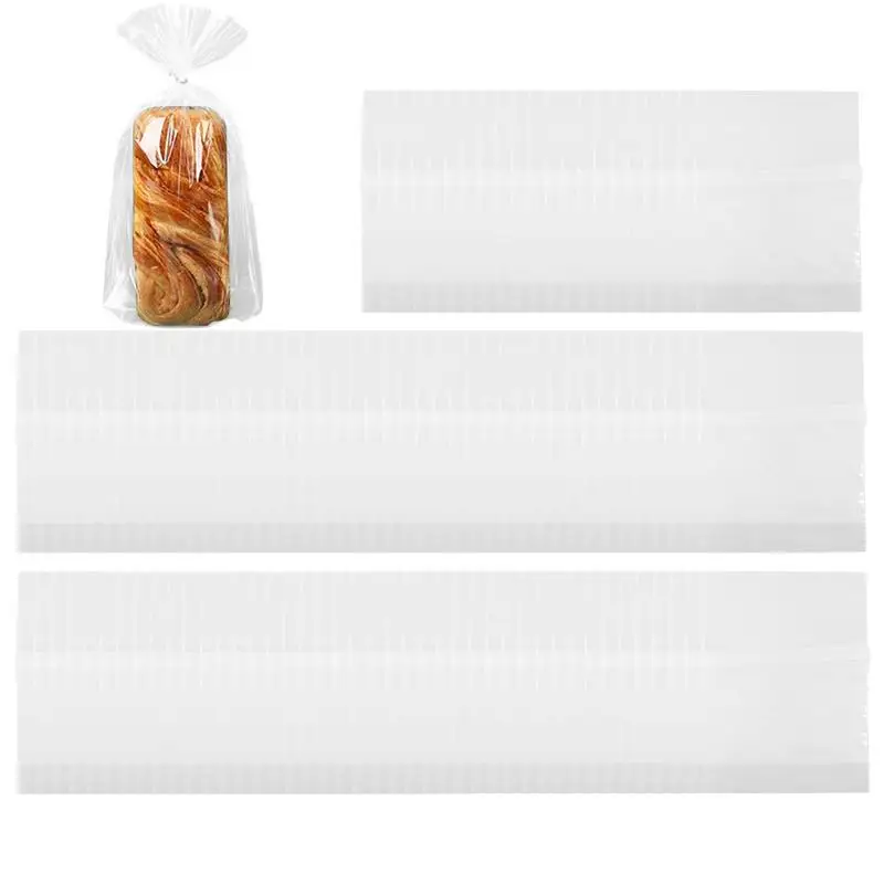 

Clear Cookie Bags 100X Cellophane Food Packaging Bags Toast Biscuit Baked Packaging Accessories Self-Adhesive Cookie Bags For