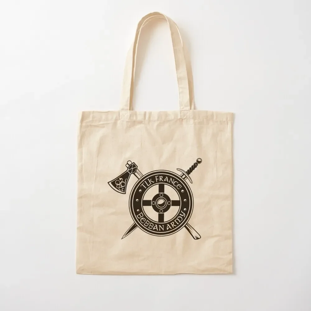 TLK Group France Logo - Black Tote Bag cloth bag woman Shopper handbag women bag tote canvas