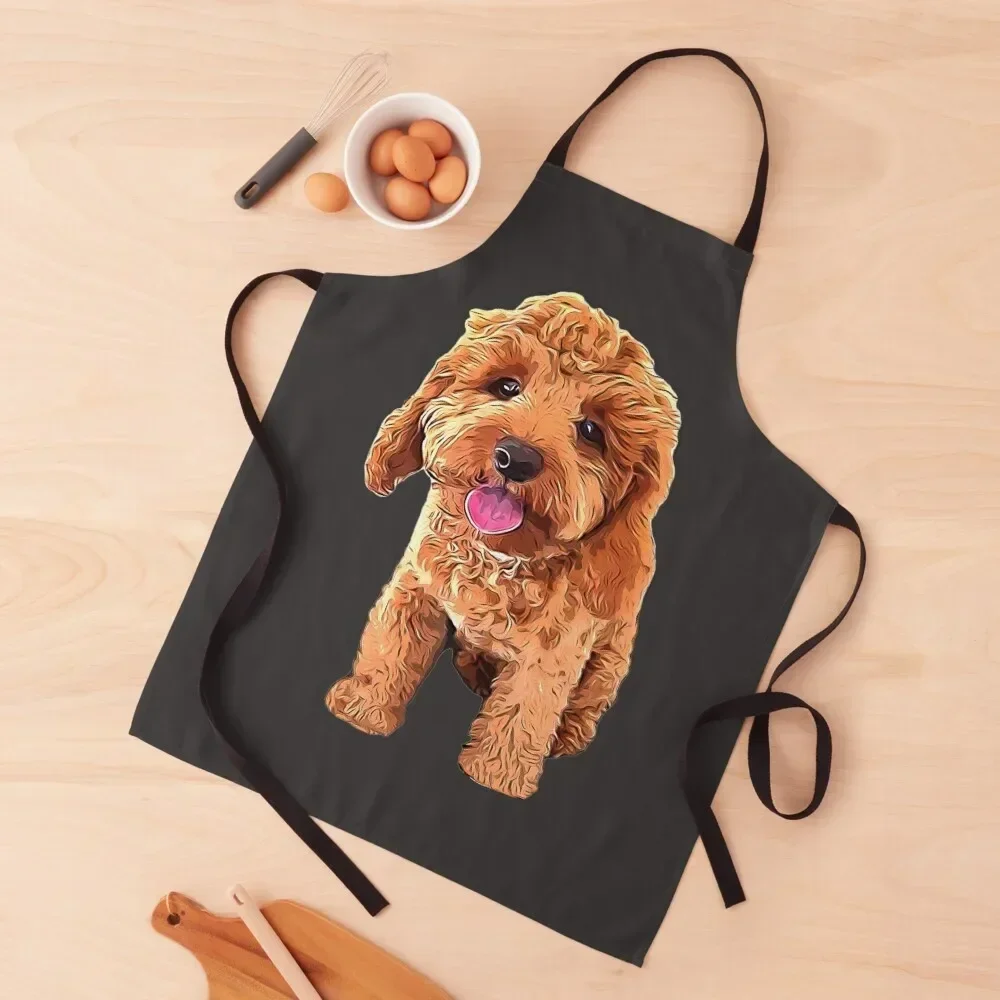 

Spoodle Cockapoo Cavapoo Golden Doodle Beauty Apron Nursing Women Kitchen kitchen jacket woman Apron