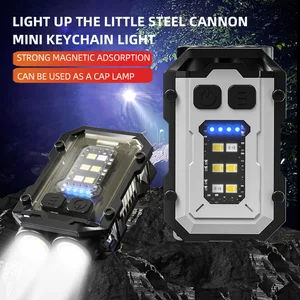 High Gloss Lantern LED LED Mini Schlüsselbund Lichtquelle im Freien Camping Multifunktionsfischereiwerkzeuglampe 10 Hauptverkäufe multifunktionale Schlüsselanhänger - №3