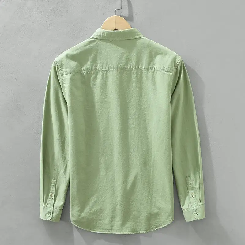 

Men's Long Sve Sweed irt Inch irt Youth irt Loose Fit Thiened Autumn Spring Color Casual irt